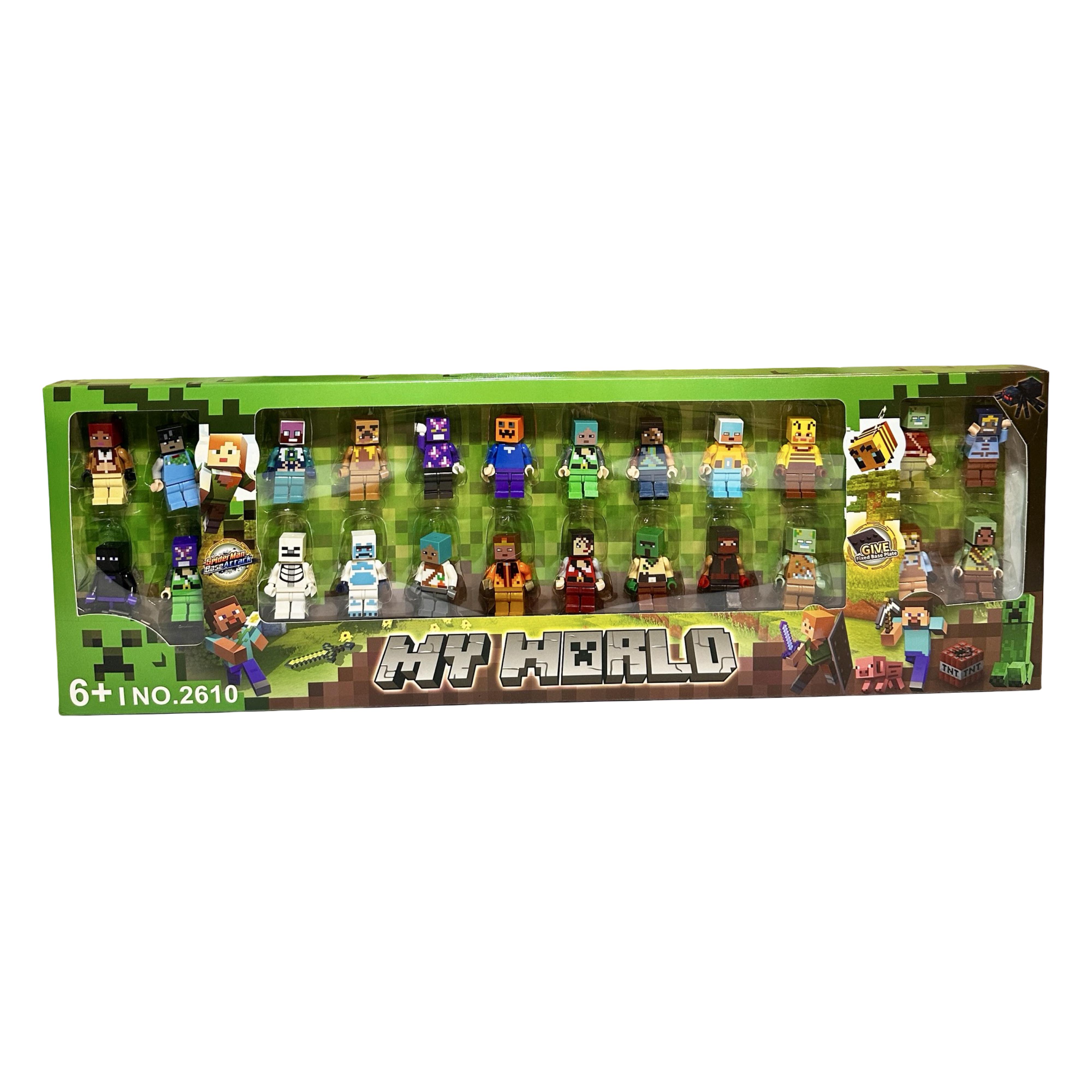 Набор детских игровых фигурок My World персонажи с оружием 24 шт. (2610)