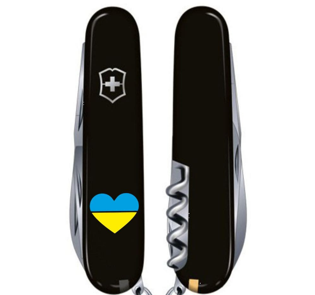 Мультитул Victorinox Spartan Army Сердце Черный (Vx13603.3_T1090u)