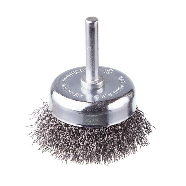 Щітка чашкова Intertool 50 мм для дриля 1/4" кручений дріт (BT-9050)