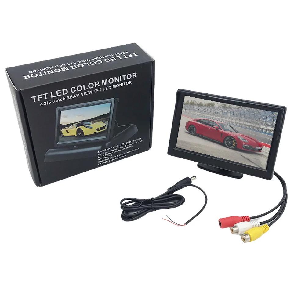 Монитор для камеры заднего вида DS-5 экран 5" с 2 видеовыходами Черный (120.119)