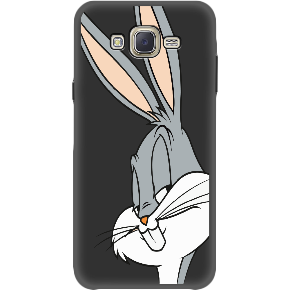 Чехол BoxFace Samsung J700H Galaxy J7 Lucky Rabbit Черный силикон (24496-bk81-35121)