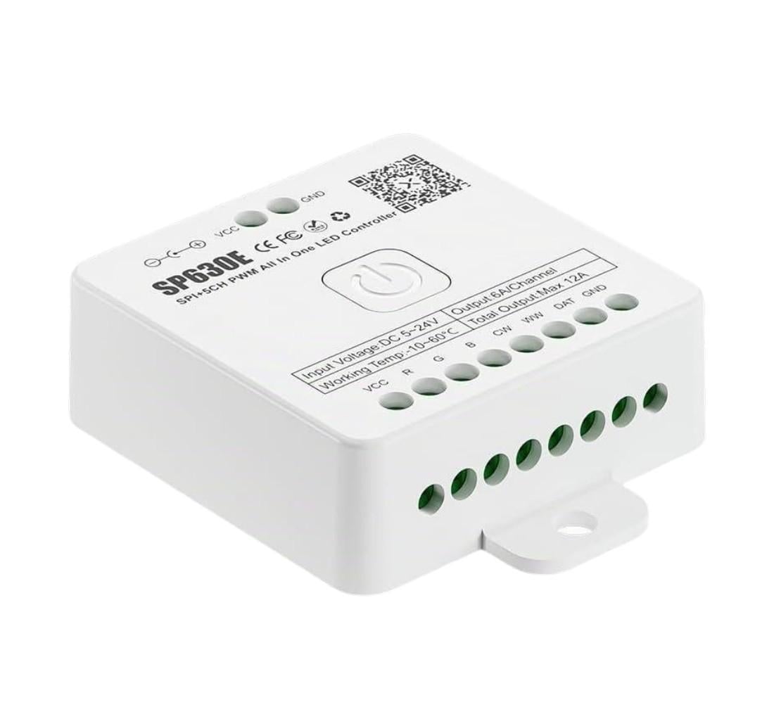 Контроллер LED ленты SP630E и пульт RB1 Bluetooth 2,4GHz 4 зоны Контроллер LED ленты SP630E и пульт RB1 Bluetooth 2,4GHz 4 зоны