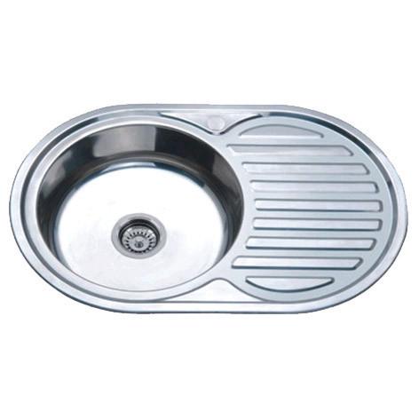 Мойка для кухни Zerix ZX1597 770x500 мм микротекстура 0,8 мм (81506)