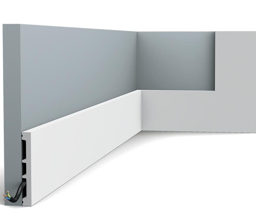 Плинтус напольный гладкий Orac Decor SX163 2000х102х13 мм (2852)