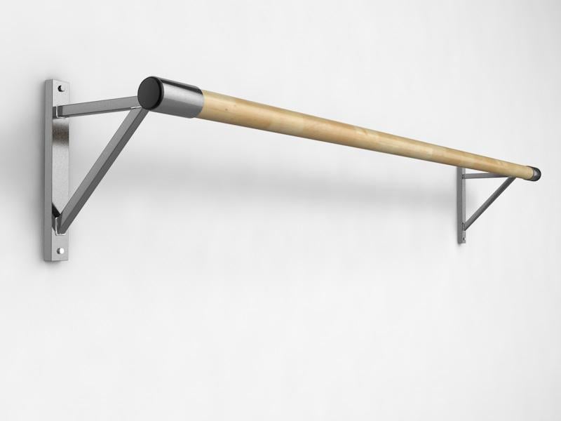 Однорядний настінний балетний хореографічний верстат 1500 мм Однорядний настінний балетний хореографічний верстат 1500 мм