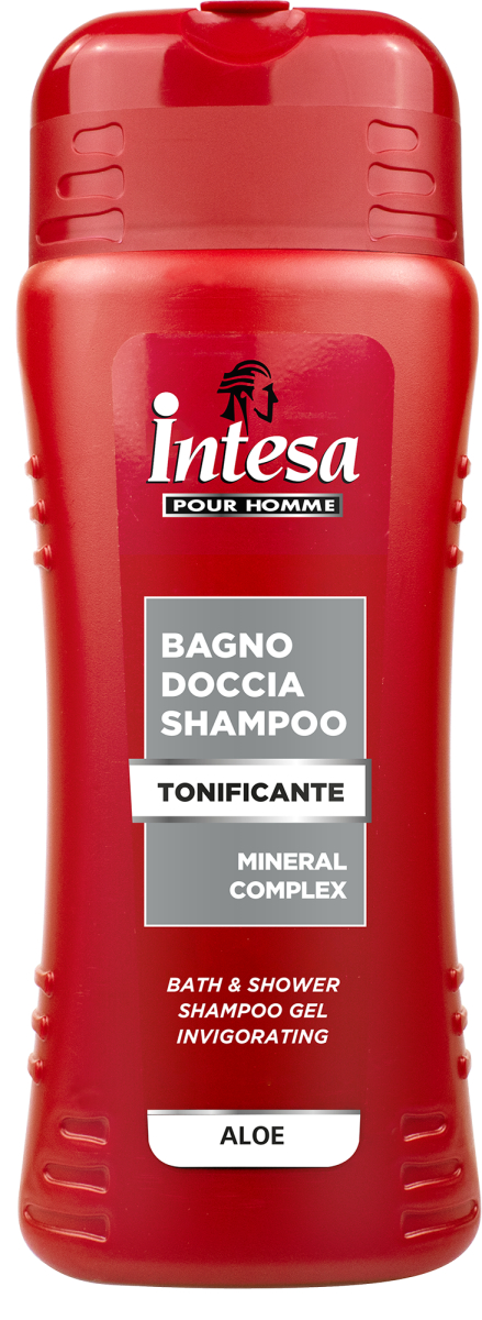 Шампунь-гель для душу Intesa Pour Homme Bath Shower Shampoo Aloe 500 мл (12368)