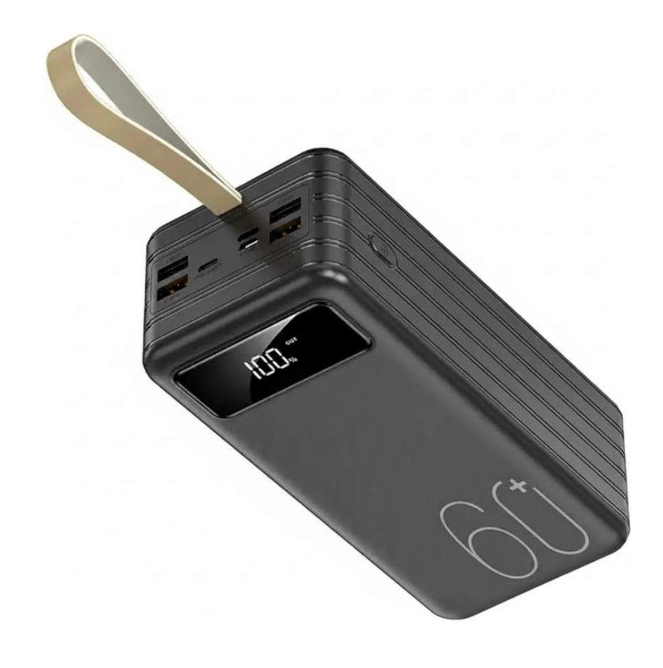 Повербанк Torima TRM-W1060 60000mAh PD 22,5W с быстрой зарядкой Черный