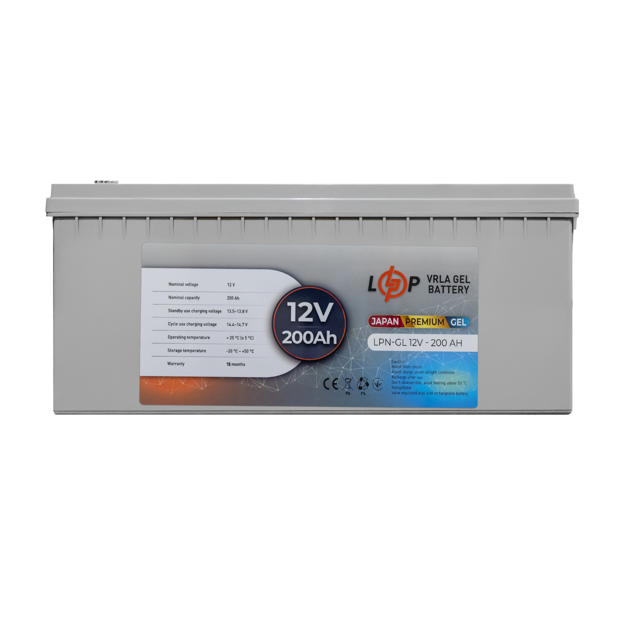 Аккумулятор гелевый LPN-GL 12V-200 Ah