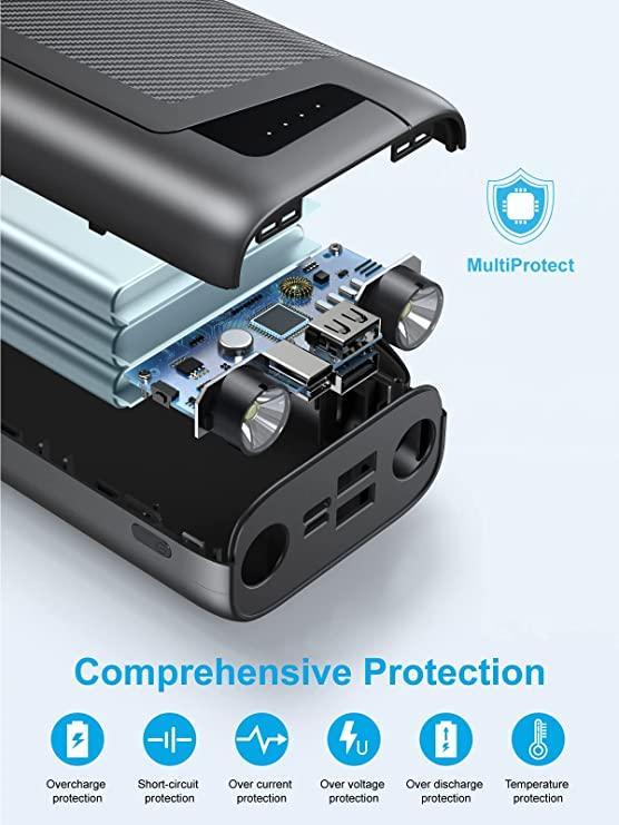 Повербанк 30000 мАг для телефонів iPhone/Samsung/Pixel/Pad - фото 4 Повербанк 30000 мАг для телефонів iPhone/Samsung/Pixel/Pad - фото 4