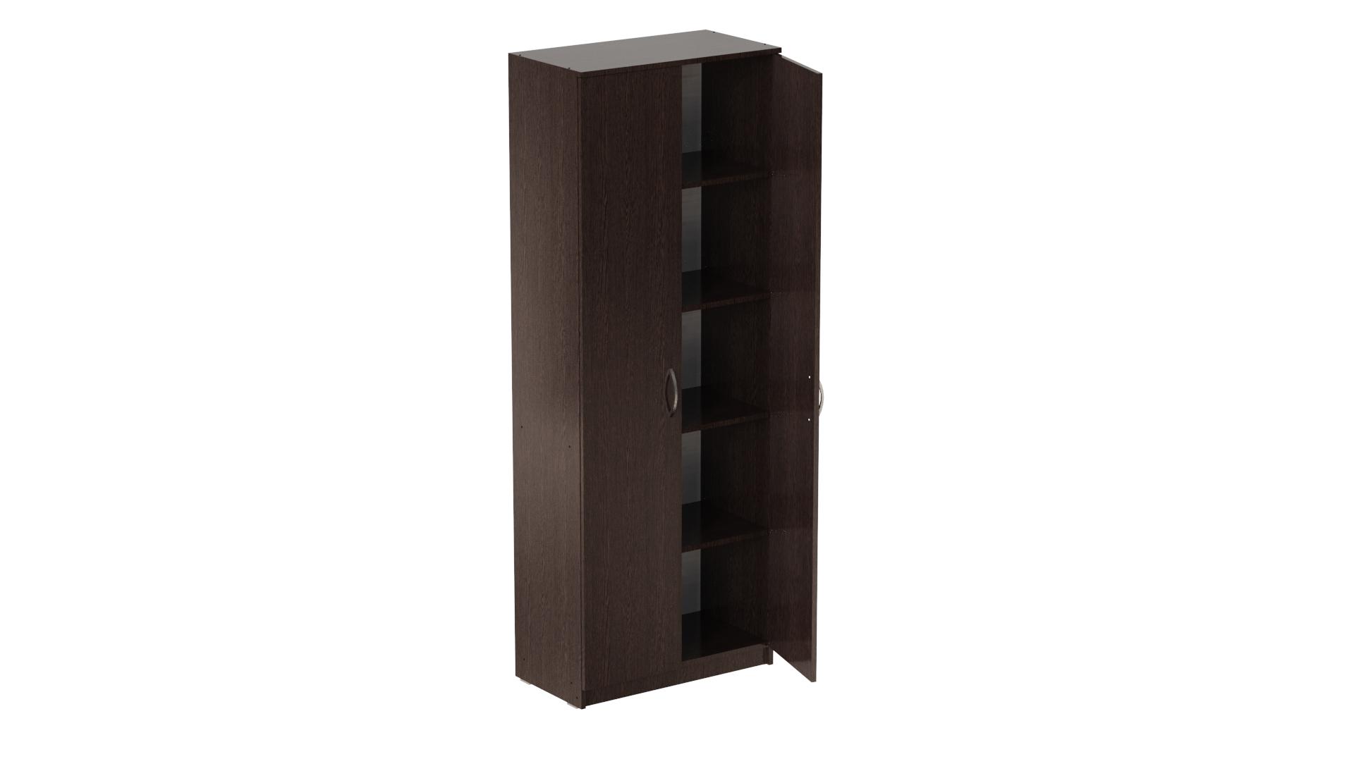 Шкаф Ferrum-decor Анжело на 5 полок 2 двери ДСП 16 мм 900x700x380 мм Венге Магия (FRD-105015)