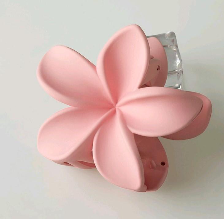 Заколка-крабик для волос Fashion Accessorize Цветок 7 см Розовый (68723405)