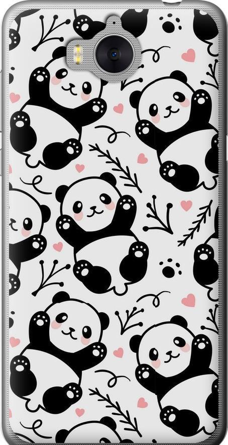 Чехол на Huawei Y5 2017 Панды (4318t-992-42517) Чехол на Huawei Y5 2017 Панды (4318t-992-42517)