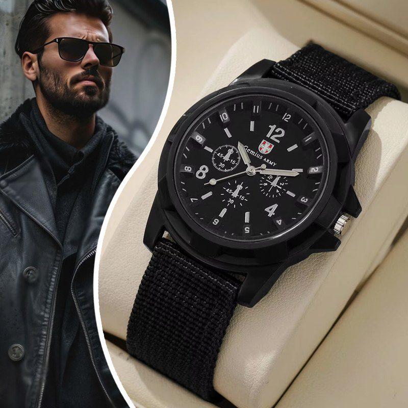 Наручний годинник чоловічий Genius Army та ліхтар LED з карабіном та магнітом (263f4dff) - фото 7 Наручний годинник чоловічий Genius Army та ліхтар LED з карабіном та магнітом (263f4dff) - фото 7