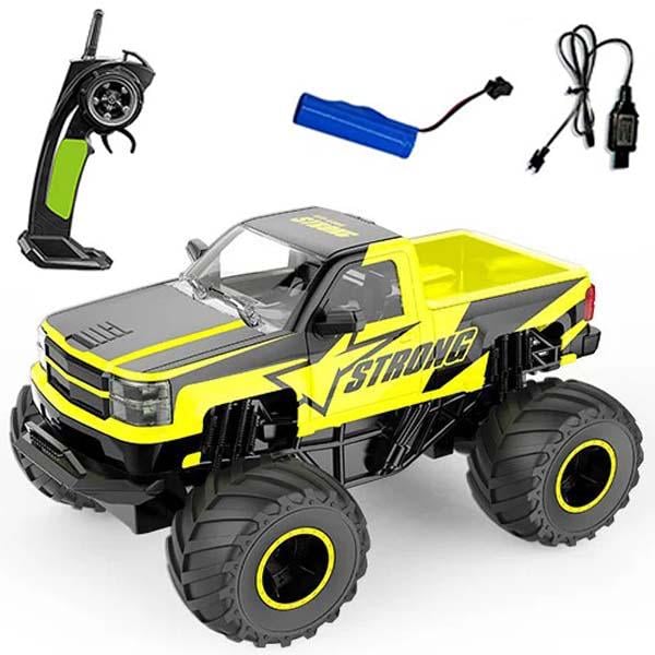 Радіокерованний джип Jia Yue Toys з підсвічуванням фар Жовтий (59220)