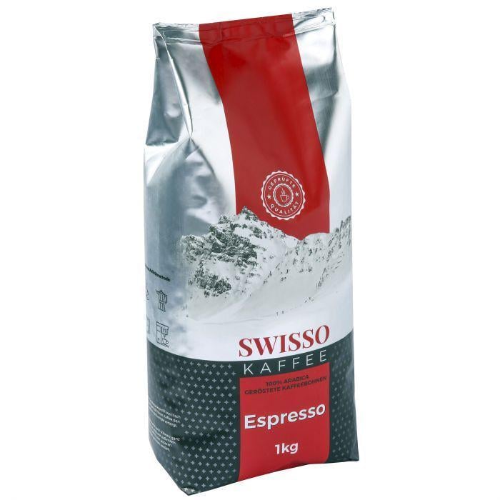Кава в зернах Swisso Kafee Espresso 100% Arabica 1 кг