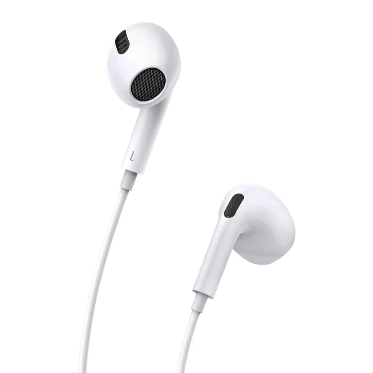 Навушники провідні BASEUS Encok H17 Lateral in-ear Wired Earphone jack 3,5 мм Білий (20757491) - фото 10