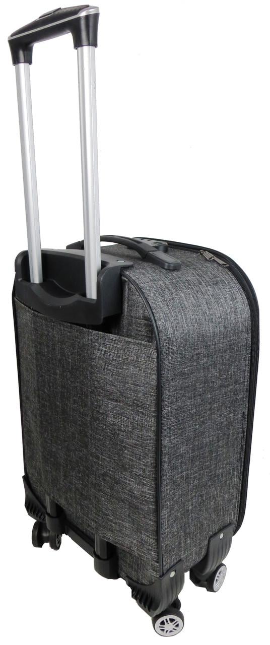 Валіза маленька тканинна Gedox ручна поклажа на колесах S 42 л Сірий - фото 6 Валіза маленька тканинна Gedox ручна поклажа на колесах S 42 л Сірий - фото 6