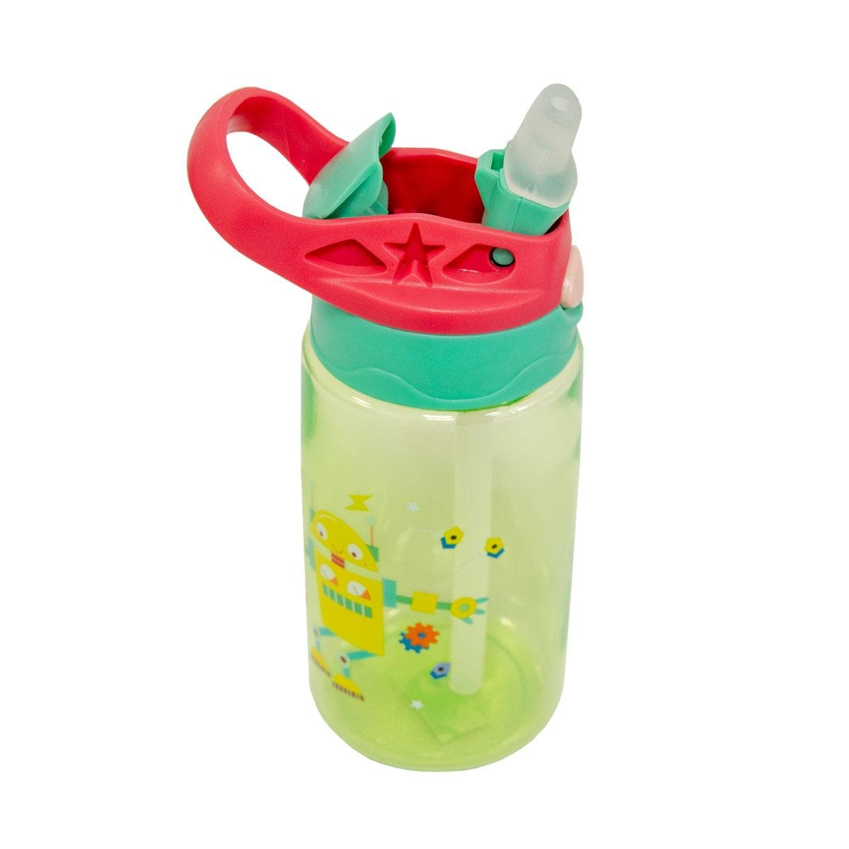 Бутылка детская для воды Baby Bottle LB400 с трубочкой 500 мл Салатовый (1009689-LightGreen) - фото 5