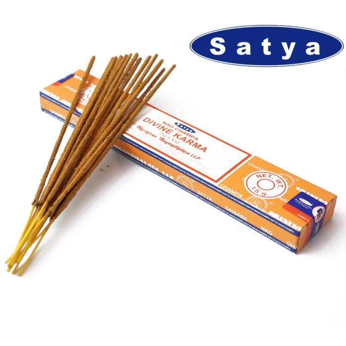Аромапалочки Satya Divine Karma Божественная карма 15 г - фото 2 Аромапалочки Satya Divine Karma Божественная карма 15 г - фото 2