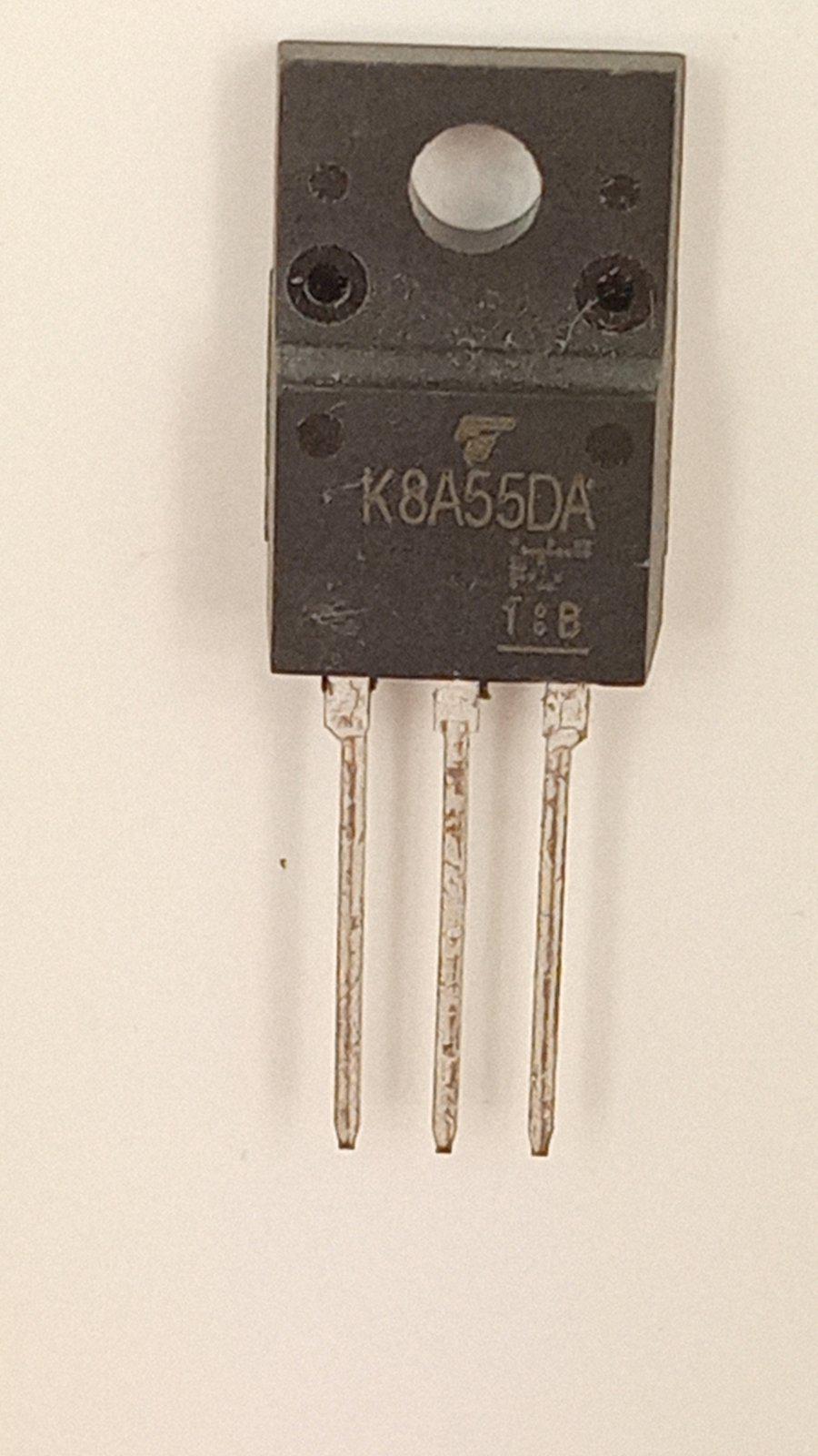 Транзистор TK8A55DA n-channel 550V 7,5A 0,9Om TO220-FP