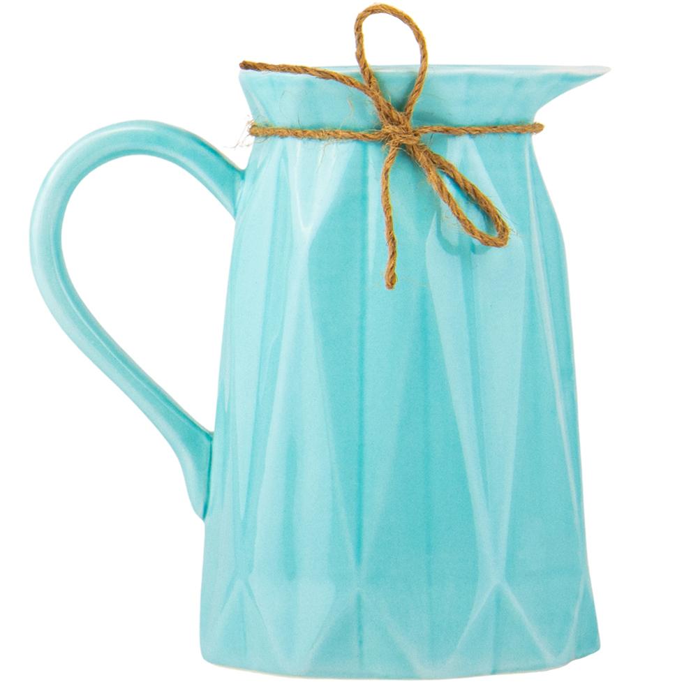 Ваза керамическая Elisey Цветочный кувшин 17,5 см Голубой (9053-016) Ваза керамическая Elisey Цветочный кувшин 17,5 см Голубой (9053-016)