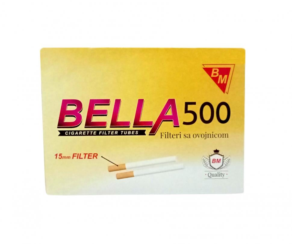 Гільзи для сигарет Bella 15 мм 500 шт.