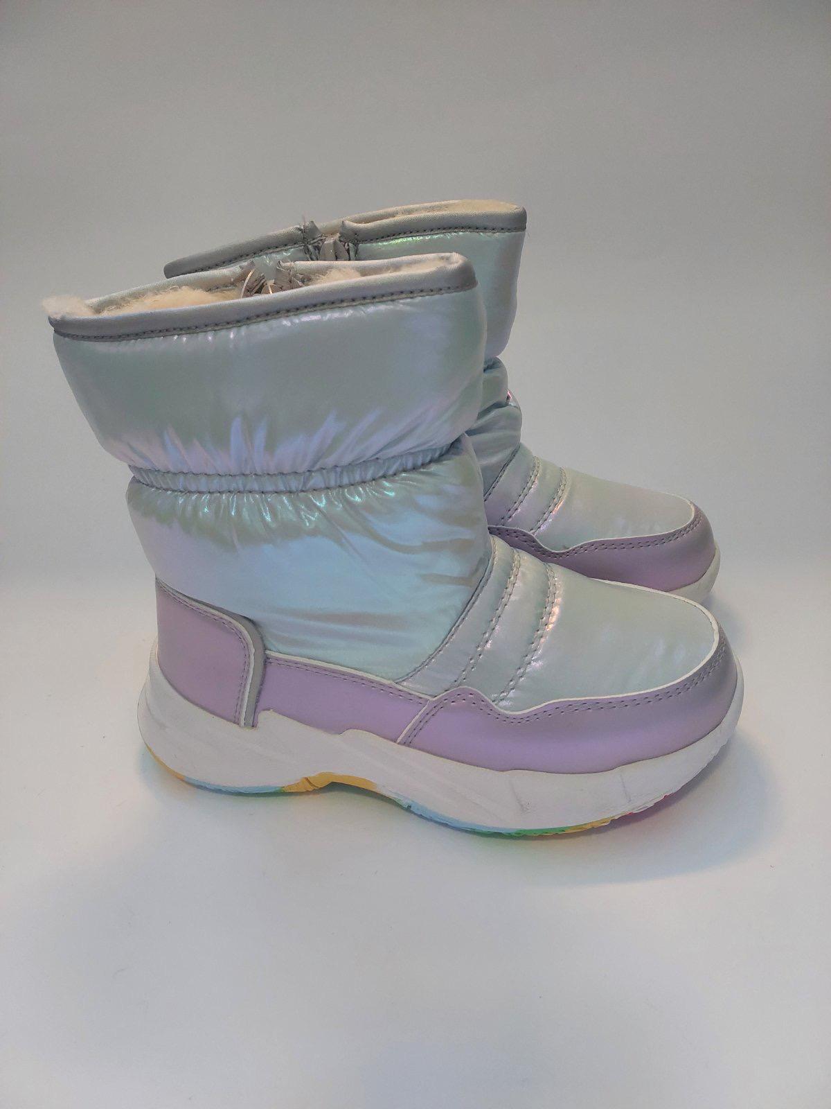 Дутики Apawwa D1002-Д/30 19,6 cм р. 30 Сріблястий (31608383)