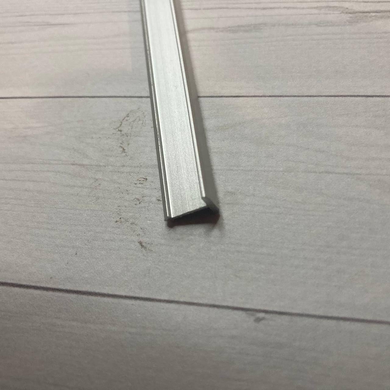 Т-профиль для плитки АТ 6 Алюминиевый анод 2,7 м Серебристый (3АТ6271) - фото 2 Т-профиль для плитки АТ 6 Алюминиевый анод 2,7 м Серебристый (3АТ6271) - фото 2