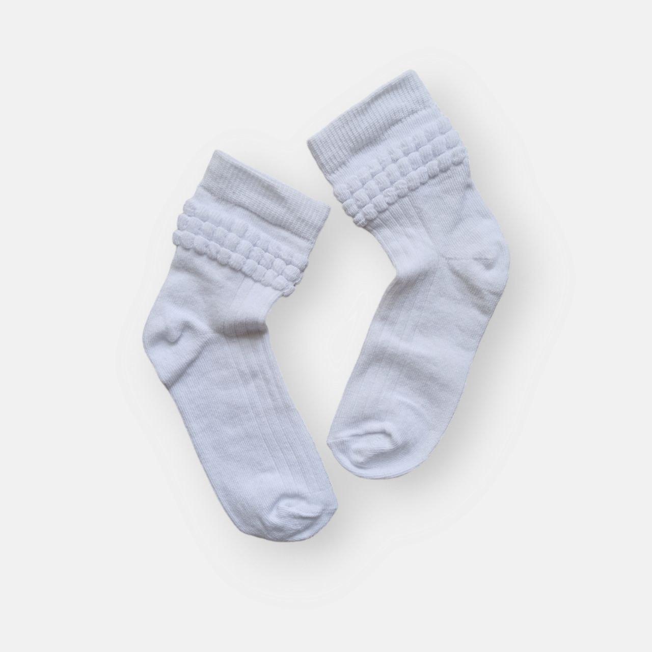 Носки детские в рубчик TwinSocks Рюш р. 10-12 Белый (364)