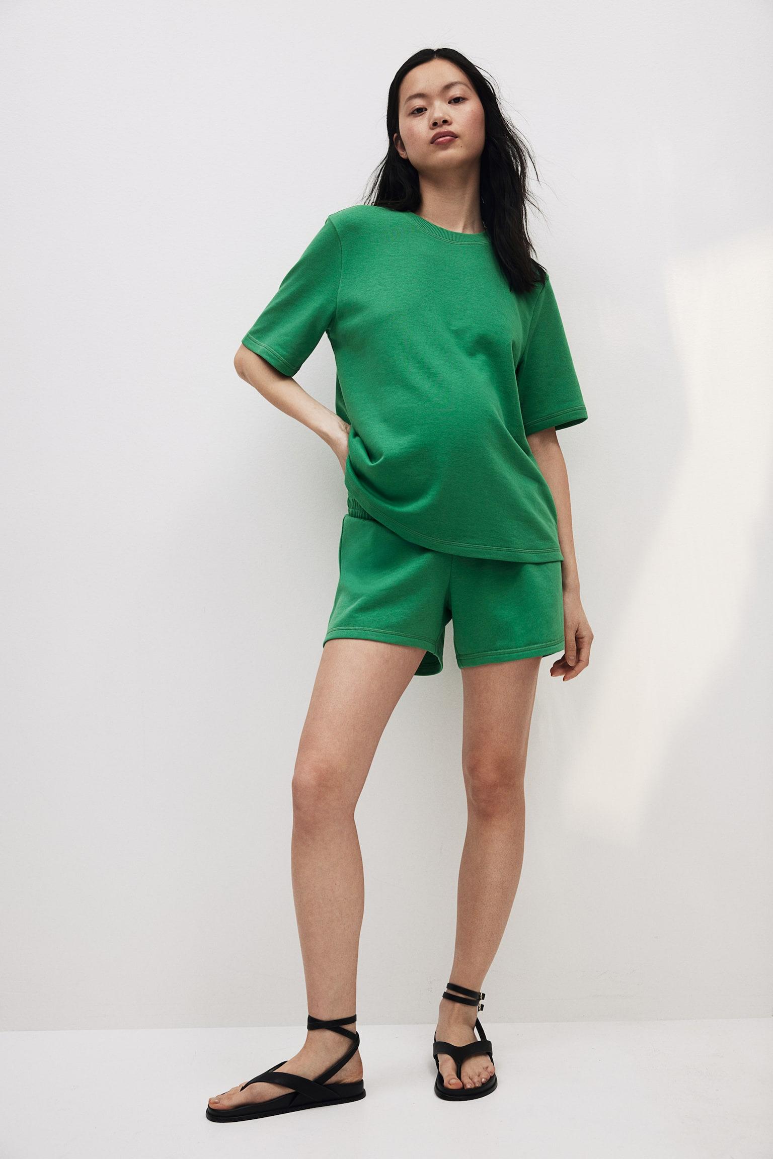 Футболка H&M 1229162П M Зелений (1111109408862)