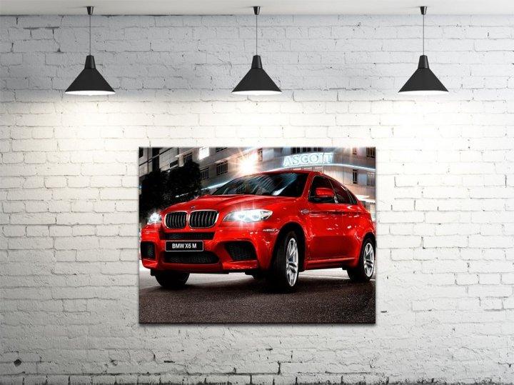 Картина на холсте DK Красная БМВ (DKP4560-M808)