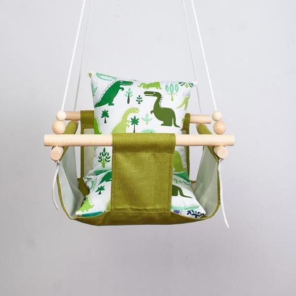 Дитяча гойдалка Infancy Дино Зелений (9885590) - фото 3