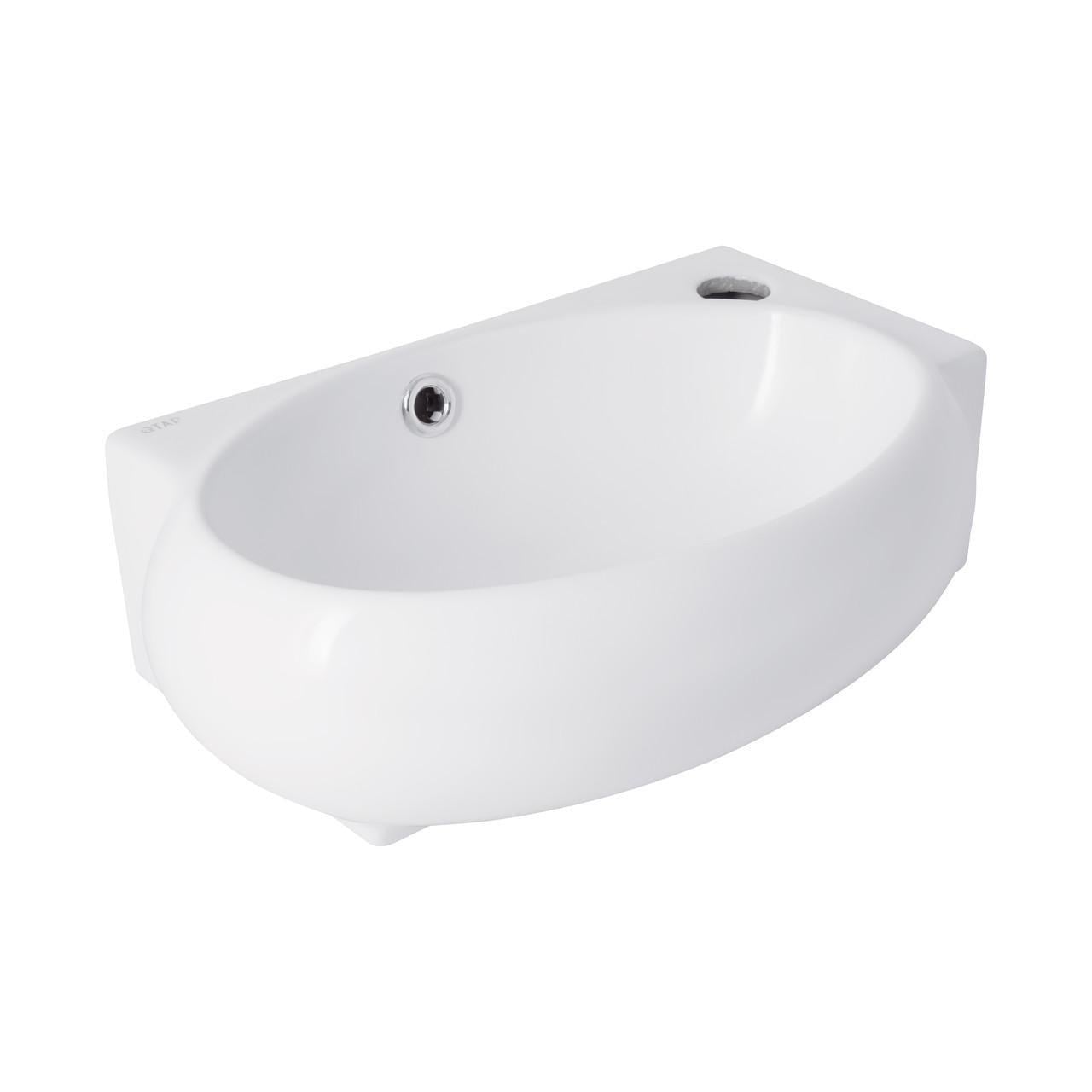 Раковина Qtap Leo 430x285x160 мм White (QT11111008LW)