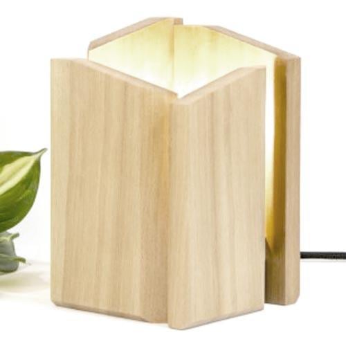 Светильник настольный из дерева Бутвил Бланже (НСС-006201)