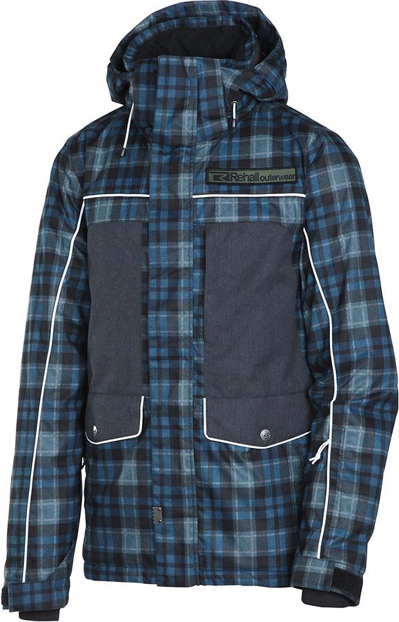 Куртка Rehall Drake 2018 L Graphite checks