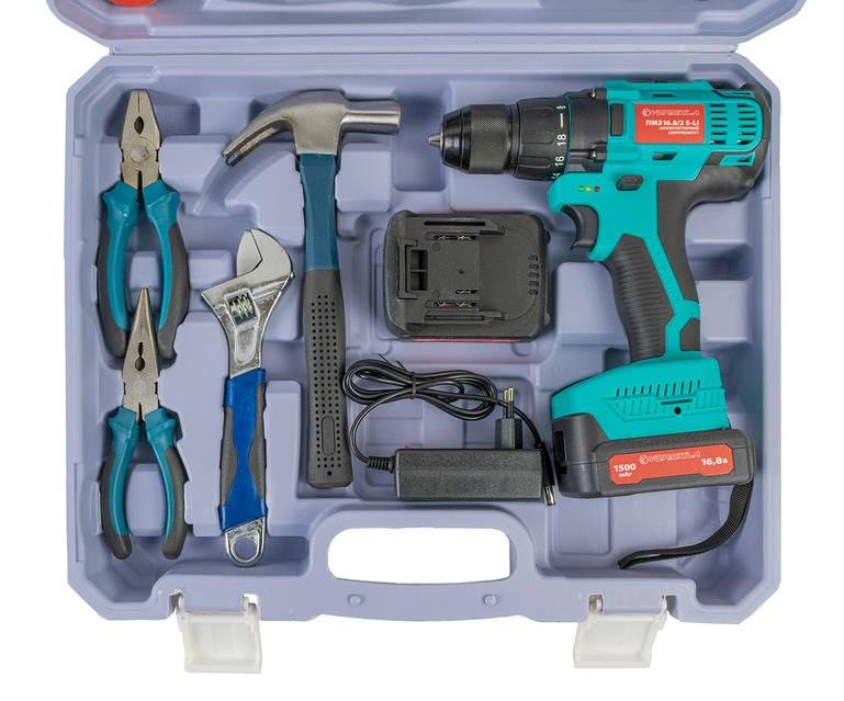 Шуруповерт акумуляторний з набором інструментів VORSKLA ПМЗ 16.8/2 S-Li (29294774) - фото 7 Шуруповерт акумуляторний з набором інструментів VORSKLA ПМЗ 16.8/2 S-Li (29294774) - фото 7