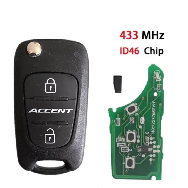 Автоключ со штатной охранной системой Hyundai RK27 - фото 2 Автоключ со штатной охранной системой Hyundai RK27 - фото 2