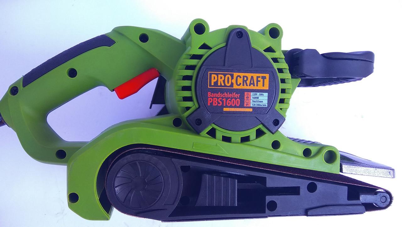 ᐉ Ленточная шлифмашина ProCraft PBS 1600 (27140123) • Купить в Киеве,  Украине • Лучшая цена в Эпицентр