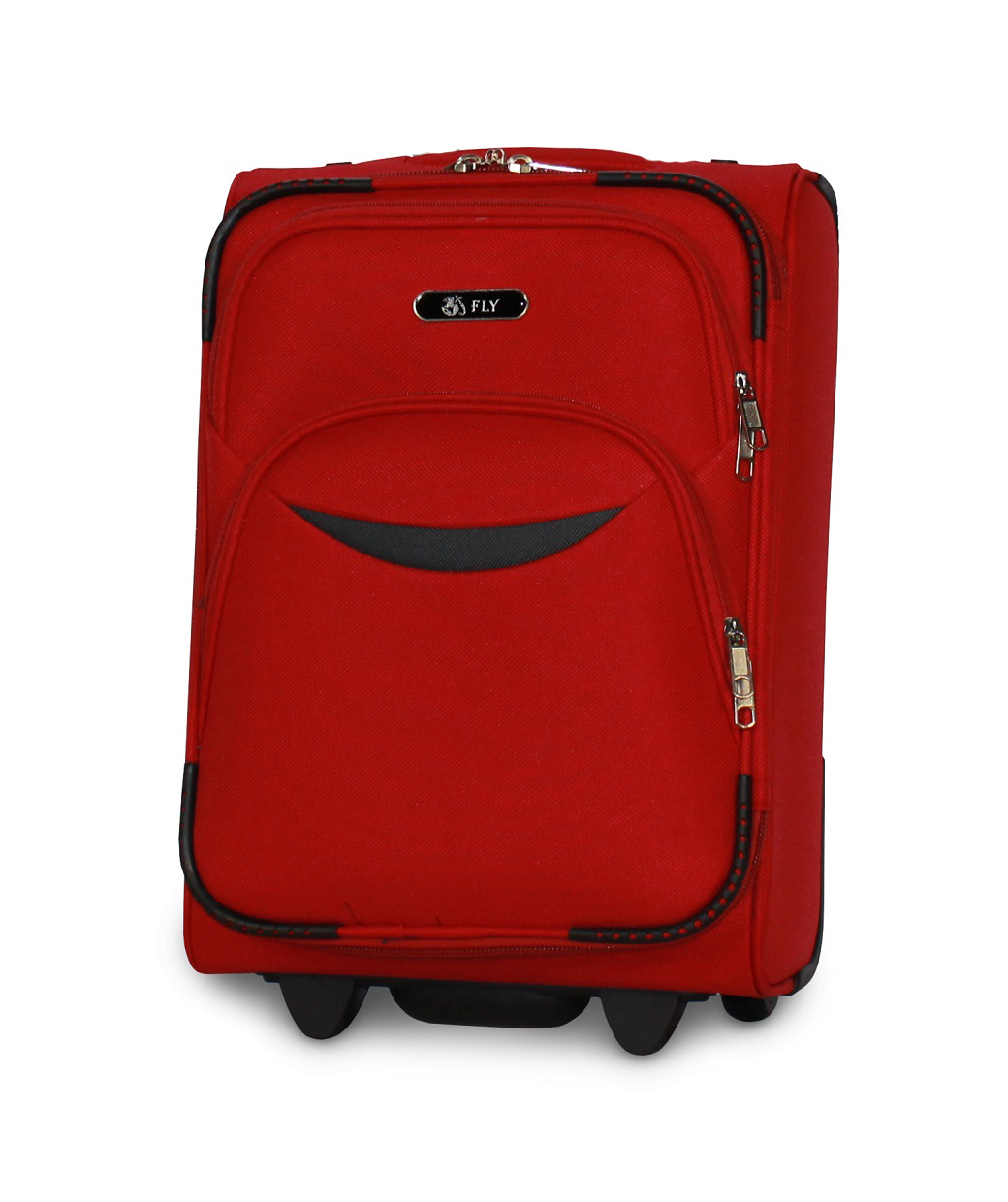 Валіза ручна поклажа Fly 1708 міні на 2 колесах 46х32х20 см Червоний