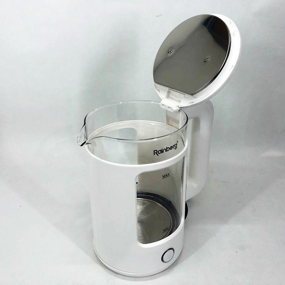 Електрочайник Rainberg RB-2220 2200 Вт 2 л Білий (266166) - фото 12 Електрочайник Rainberg RB-2220 2200 Вт 2 л Білий (266166) - фото 12