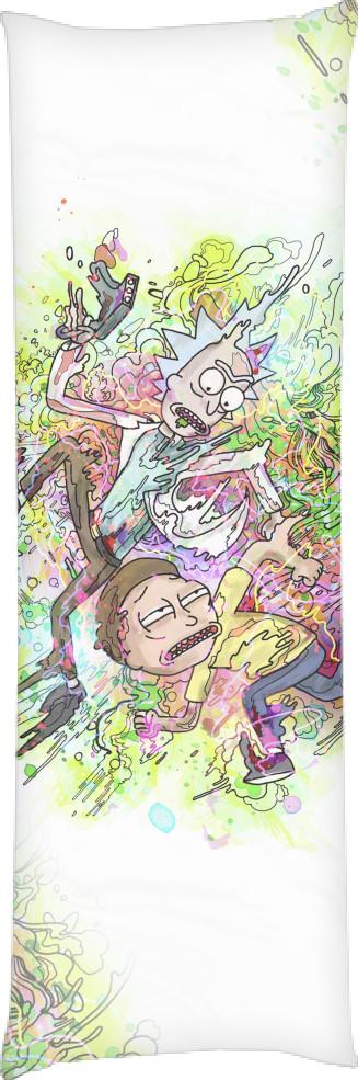 Подушка дакимакура Rick and Morty 4 50x150 см (13533480)