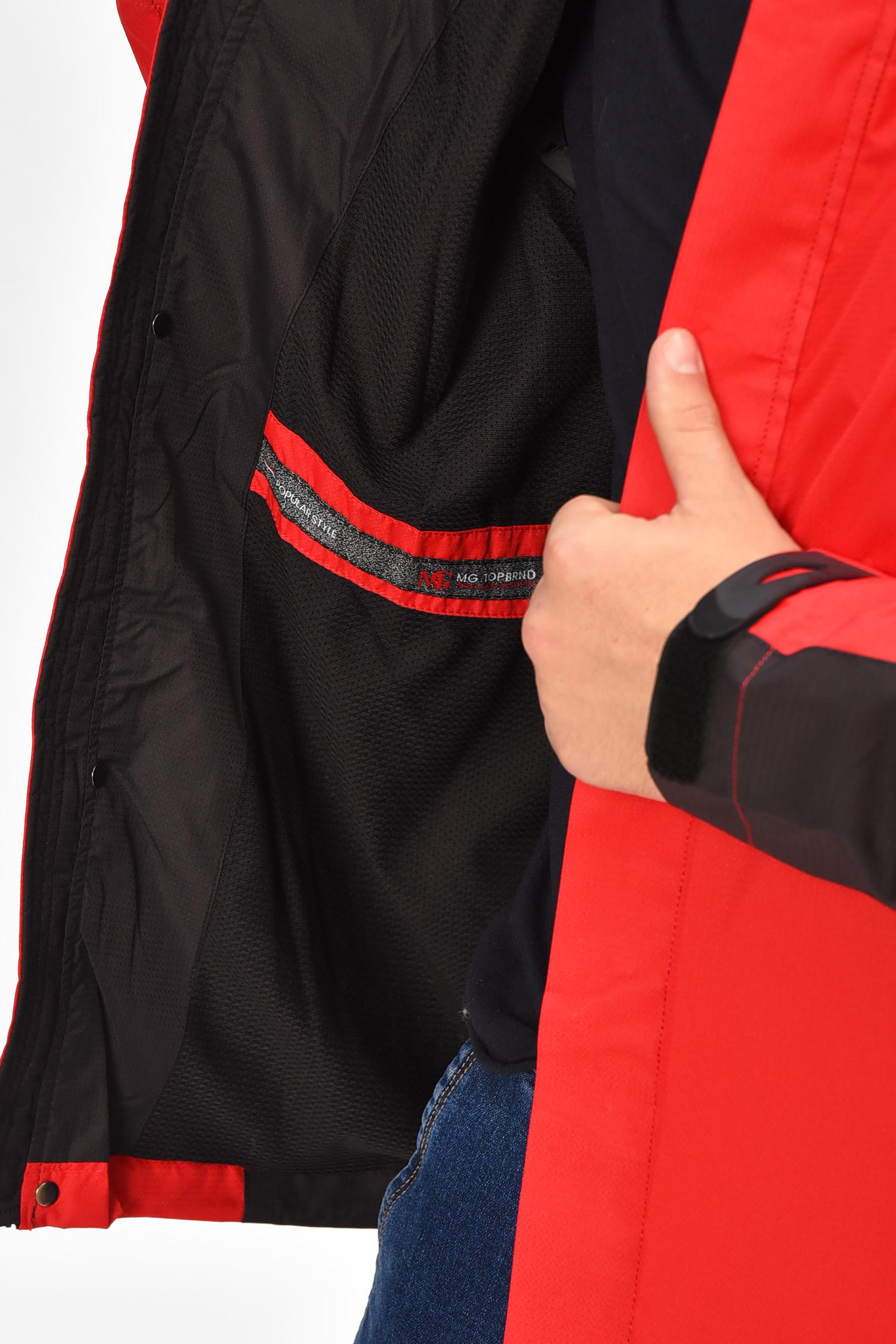 Куртка мужская демисезонная 2XL Красный (207049) - фото 4 Куртка мужская демисезонная 2XL Красный (207049) - фото 4