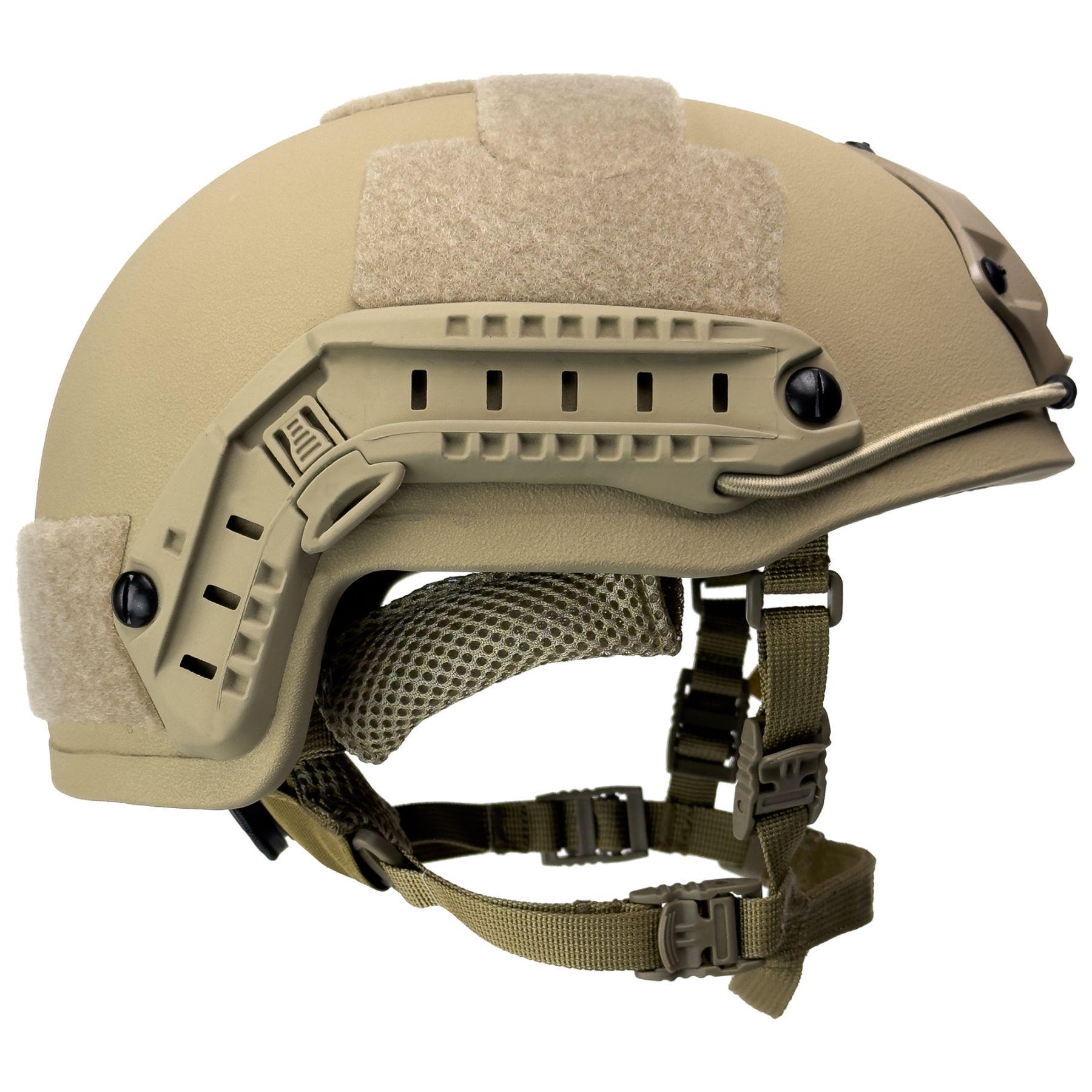 Шолом FAST Кевлар Рівень захисту NIJ IIIA Захистить від уламків рикошетів та пістолетних куль L Койот - фото 2
