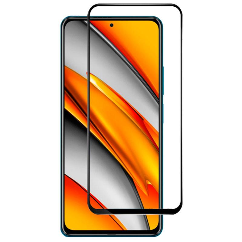 Захисне скло Glass Full Glue для Xiaomi Poco F3 Black (10314)