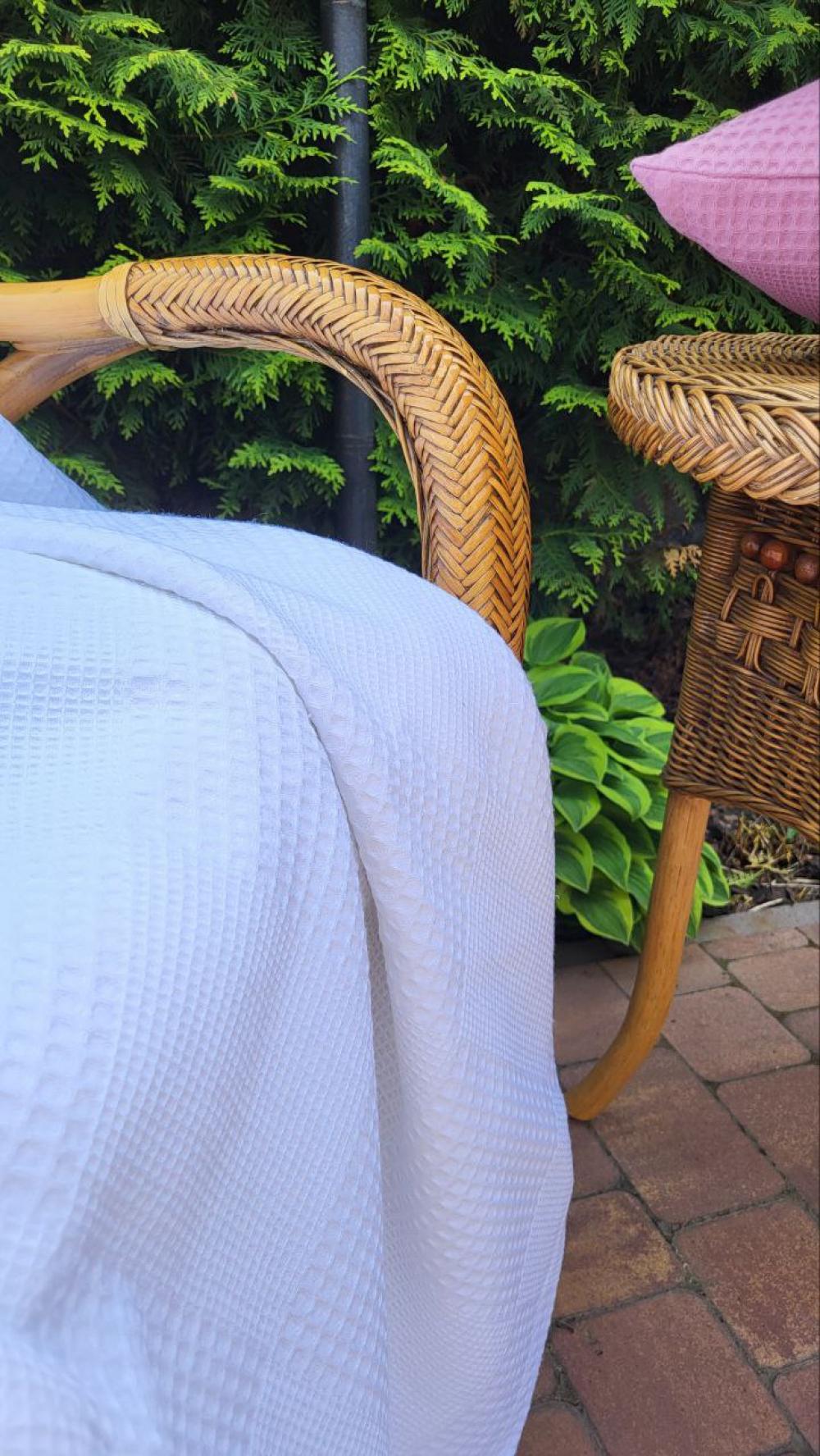 Покрывало Пике Вафелька 160x220 см Белый (11181) - фото 6 Покрывало Пике Вафелька 160x220 см Белый (11181) - фото 6