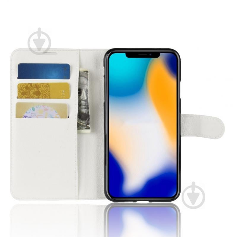 Чохол-книжка Litchie Wallet для Apple iPhone XS Max Білий (arbc3327) - фото 3