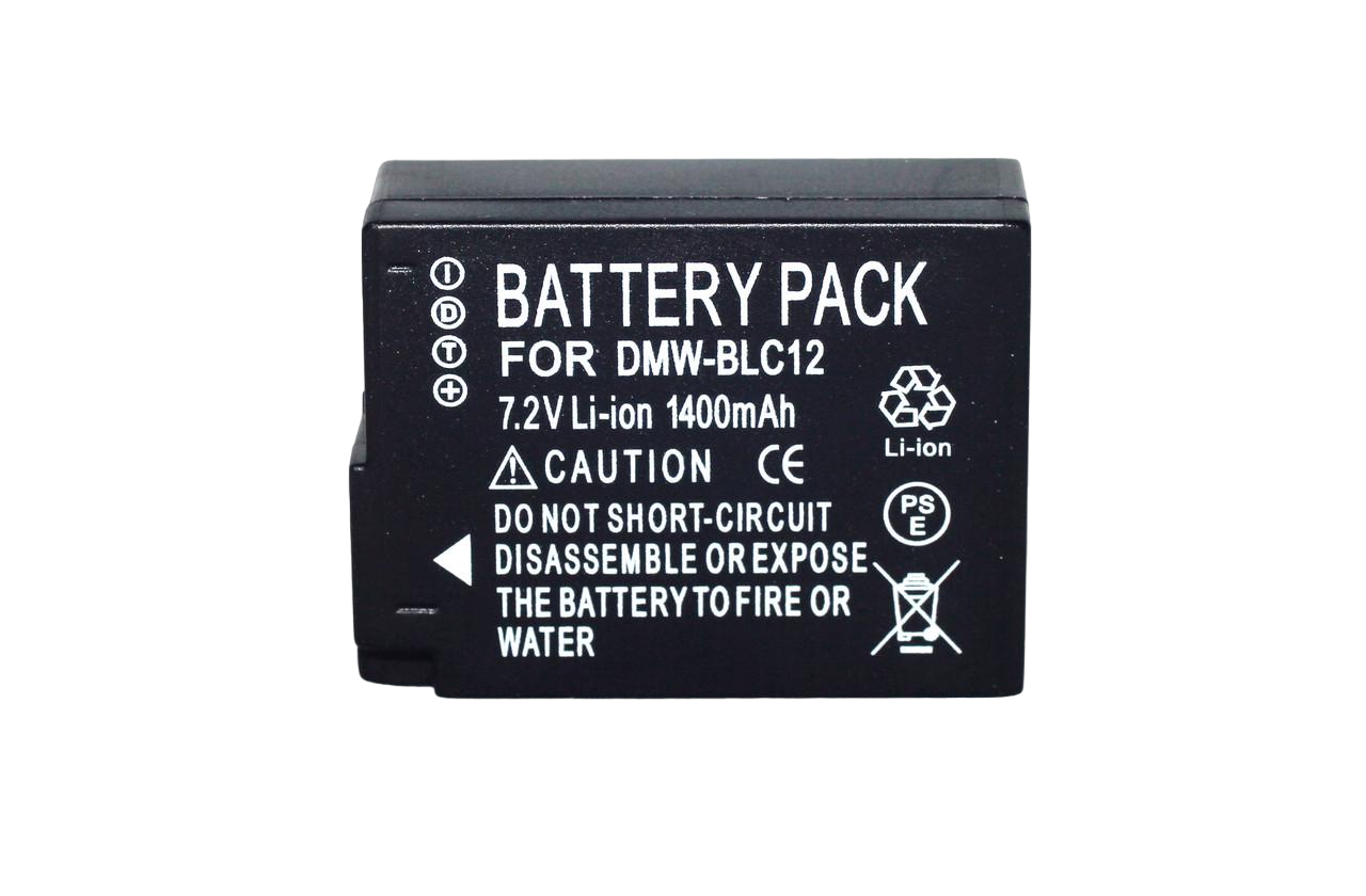 Аккумулятор DMW-BLC12 аналог DMW-BLC12E DMW-BLC12GK DMW-BLC12PP для фотоаппаратов Panasonic 1400 ma