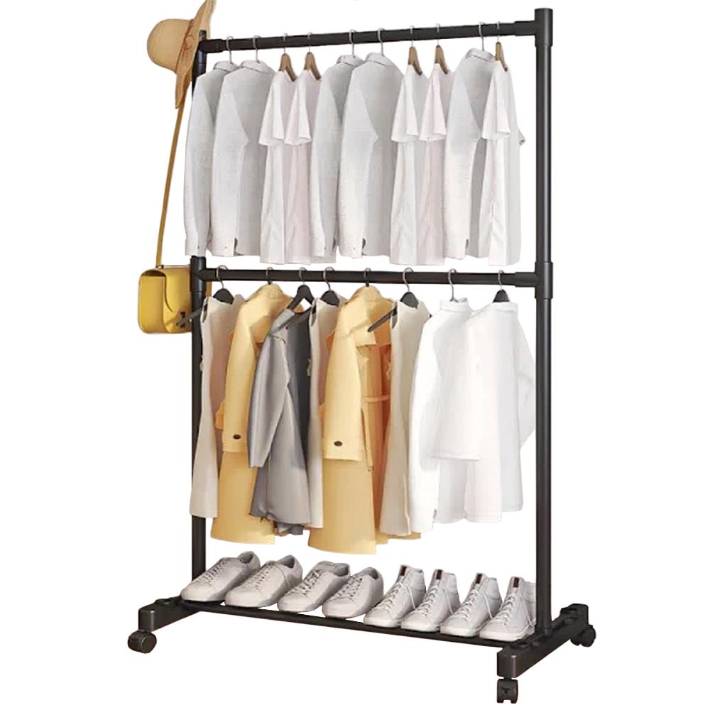 Стійка для одягу та взуття Clothes Rack CR-11 Чорний (SS-15) - фото 2