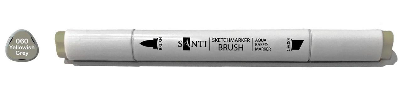 Маркер акварельный Santi sketch Желто-серый