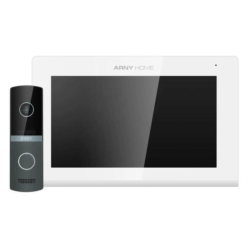 Комплект відеодомофону ARNY AVD-7423A Білий/Графітовий - фото 2